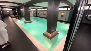 Paris 🇫🇷 Hôtel Fouquets Paris  Spa Diane Barrière  piscine privée sous les ChampsÉlysées [upl. by Aiak]