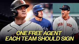 One MLB Free Agent Each Team SHOULD Sign [upl. by Alahc112]