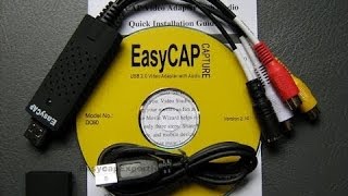 My EasyCAP DC60 USB 20 Video Adapter With Audio Capture Review Part 1 [upl. by Deva762]