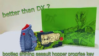 REVIEW bootleg shining assault hopper progrise keyKamen rider zerp oneshinning hopper progrise key [upl. by Nennarb]