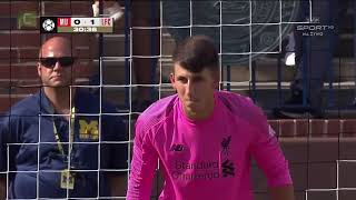 Kamil Grabara vs Manchester United Grabaras Liverpool Debut 28072018 [upl. by Joelly496]