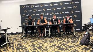 Post Game Presser  Nebraska Cornhuskers  Dillon Thieneman Yanni Karlaftis Jaron Tibbs Max Klare [upl. by Loni]