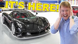 KOENIGSEGG JESKO ARRIVES New Megacar at The Shmuseum [upl. by Lahpos]