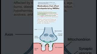 Medications that affect nondepolarizing NMBAs [upl. by Marlane]