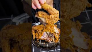 Crispy chicken 🤤🤤 asmreating eating mukbang challenge [upl. by Reade]