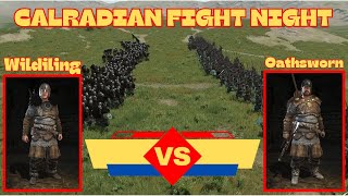 300 BATTANIAN WILDLING VS 300 BATTANIAN OATHSWORN Calradian Fight Night [upl. by Josy88]