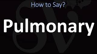 How to Pronounce Pulmonary CORRECTLY [upl. by Wellesley]