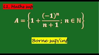 Nombres réels  Borne supinf [upl. by Oinotnas]