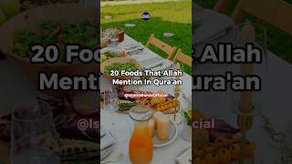 Miraculous Foods Mentioned by Allah in the Quran 🍇 ytshorts islamicshorts muslimguide [upl. by Bolte]