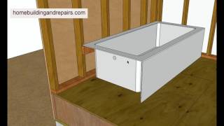 How are Most Bathtub Supported – Remodeling and Home Building Answers [upl. by Virgilia213]