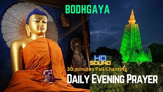 Daily Chanting at Bodhgaya Mahabodhi Temple [upl. by Koal305]