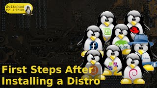 Linux Distro First Steps [upl. by Helbonnah]