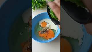 Tasty sponge Omelette eggrecipes shorts [upl. by Zacek]