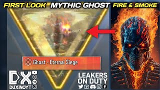 NEW 🤯 MYTHIC GHOST ETERNAL SIEGE CHARACTER SKIN CONFIRM FIRST LOOK IN GAME LEAKS COD MOBILE 2024 [upl. by Meraree63]