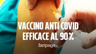 Vaccino anti COVID di Pfizer efficace al 90 per prevenire per infezioni quotÈ straordinarioquot [upl. by Emawk]