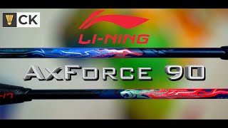 LiNing Axforce 90 Max Tiger amp Dragon Badminton Racket Review amp Comparison [upl. by Ormiston136]