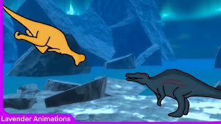 LBC GB1 Corythosaurus vs Siamosaurus dinosaurfights animation corythosaurus dinosaurs [upl. by Cut]