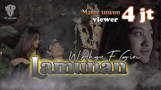 Wahyu F Giri  LAMUNAN Official Music Video [upl. by Hoo]