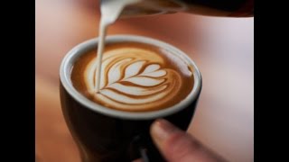 How to Make latte art coffee Using Milk frother [upl. by Yxel]