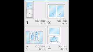 uPVC and aluminum windows and doors design software [upl. by Ojyma]