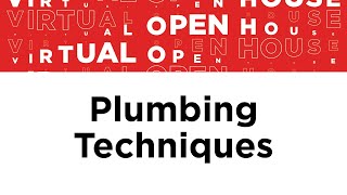 Plumbing Techniques [upl. by Eelytsirk]