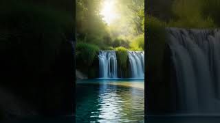 Park Day  Sunny Sunday waterfall nature forest relaxingmusic [upl. by Solly]