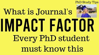 What is impact factor of journals [upl. by Ahsinawt]