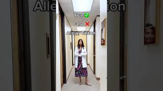 True or False Allergy Edition with Allergist amp Immunologist Dr Prathyusha Savjani 🤧 [upl. by Rus]