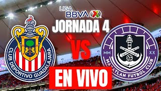 CHIVAS VS MAZATLAN FC EN VIVO JORNADA 4 LIGA MX APERTURA 2024 [upl. by Ingra491]