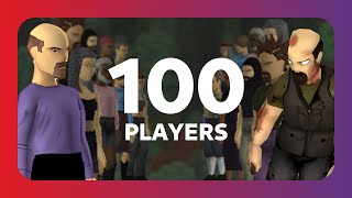 100 Players Fight To Survive In Project Zomboid [upl. by Ateuqahs]