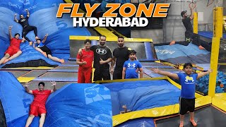 Fly Zone Trampling Park Hyderabad  Zubair Lifestyle  Fly Zone [upl. by Franchot]