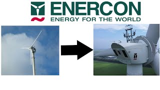 Enercon wind turbine evolution [upl. by Adnohsal]