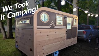 Camping In Our Cozy Wooden Camper [upl. by Camella647]