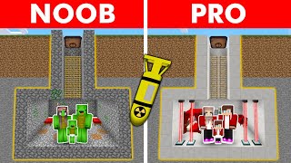 NOOB vs PRO The Ultimate Doomsday Bunker in Minecraft [upl. by Dranik]