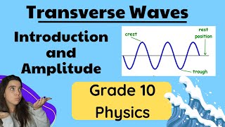 Grade 10 Physics Transverse waves and amplitude [upl. by Berl]