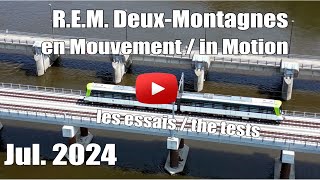 REM DeuxMontagnes en mouvement  in motion  123 testing [upl. by Azilem]