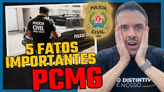 Concurso PCMG INVESTIGADOR 2024 5 FATOS CURIOSOS E RELEVANTES SOBRE A PC MG [upl. by Anabahs]