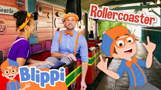 Visit Adventure City with Blippi x Meekah  Blippi  Moonbug Kids  Fun Zone [upl. by Fergus]