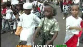 Cote dIvoire Celebration du MARDI GRAS a Yopougon [upl. by Ahsemat722]