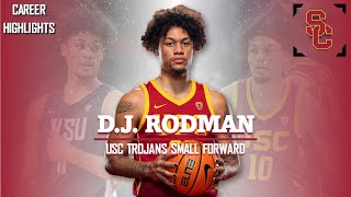 DJ Rodman  𝟙𝟘  USC Trojans Small Forward [upl. by Niotna]