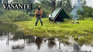 ACAMPAMENTO na VASANTE do RIO pegar PEIXE no LEITO agora já não é tão FÁCIL quanto parece CHUVARADAS [upl. by Kissel]