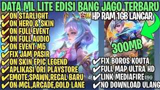 Data ML Lite Full Event 300Mb Terbaru Patch M5  ML Lite  Cara Mengatasi Lag amp Patah Patah [upl. by Lamok458]