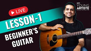 LIVE Lesson 1  Beginners Guitar Lesson  Introduction to Guitar 🎸 guitar siffyoungartiste [upl. by Ardnos523]