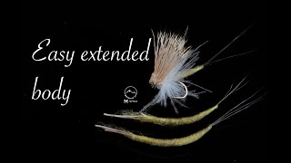 Extended Body  Fly Tying  Fly Tying Academy  Mountainfly Fly Tying [upl. by Junette]