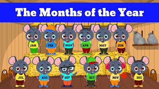 Months of the Year  Learn the 12 Months of the Year  Educational Videos for Kids [upl. by Anthia210]