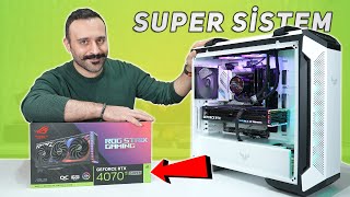 TÜRKİYENİN İLK ROG RTX 4070 Ti SUPER 16GB SİSTEMİNİ İNCELEDİK [upl. by Yenohtna]