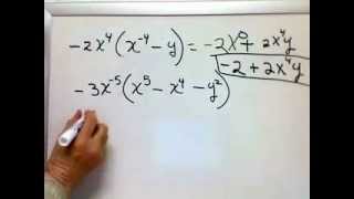 Distributive Property With Negative Exponents [upl. by Jillayne]