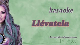 LLEVATELA KARAOKE ARMANDO MANZANERO [upl. by Euqilegna]