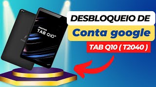 Desbloqueio de conta Google Tablet Positivo Q10  T2040 [upl. by Congdon345]