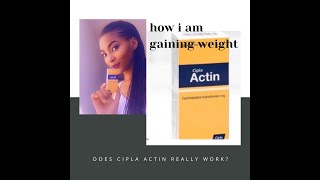 REVIEWCipla actindoes it workmy weight gain journey [upl. by Nappy406]